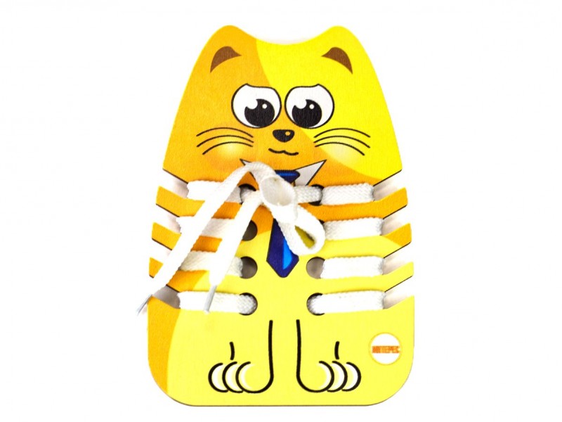 Игра-шнуровка Эмоциональные котики ИНТЕРЕС - купить в Тамбове